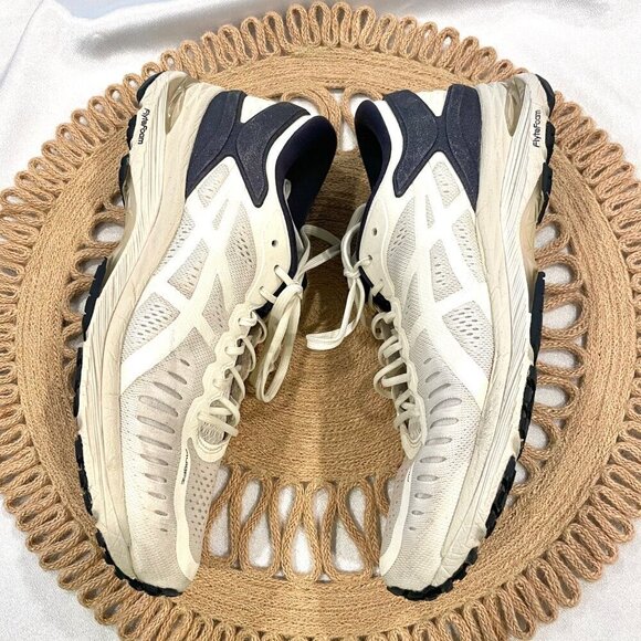 Asics MetaRun T8C9N-0101 Women White/Blue Sneakers Size 8.5 - Picture 4 of 12